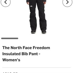 The North face Freedom snow bib